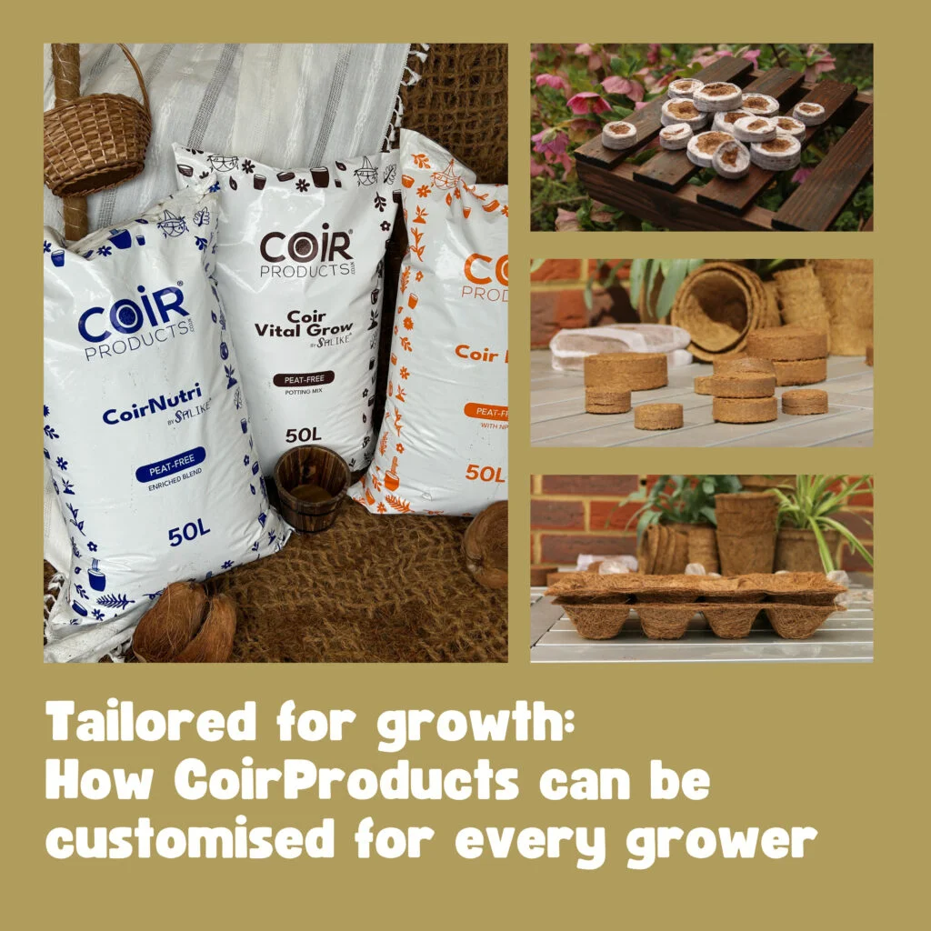 Tailored for growth: how CoirProducts can be customised for every grower