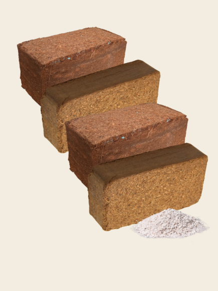 60L Coir Dream Team - 4 Bricks (60L) of Coir All Purpose Compost and Coir Potting Mix