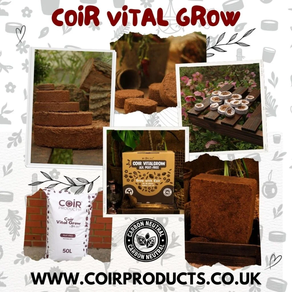 Eco-consciously elevate your Garden with our Coir Vital Grow range
