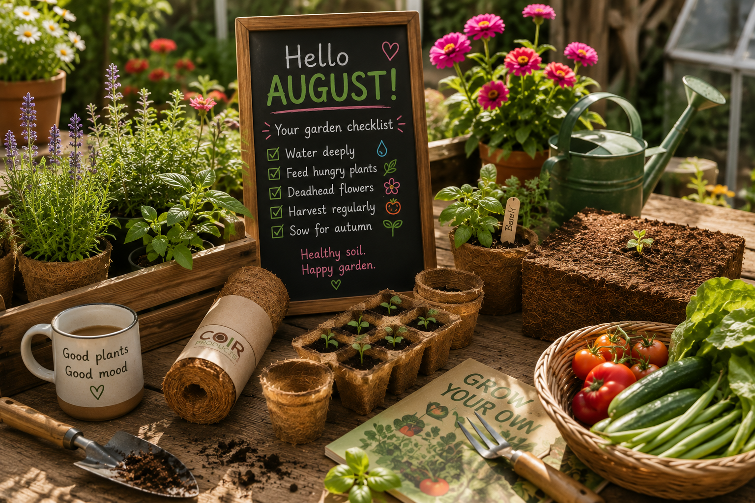 August Gardening Jobs in the UK: What to Sow, Grow and Harvest This Month