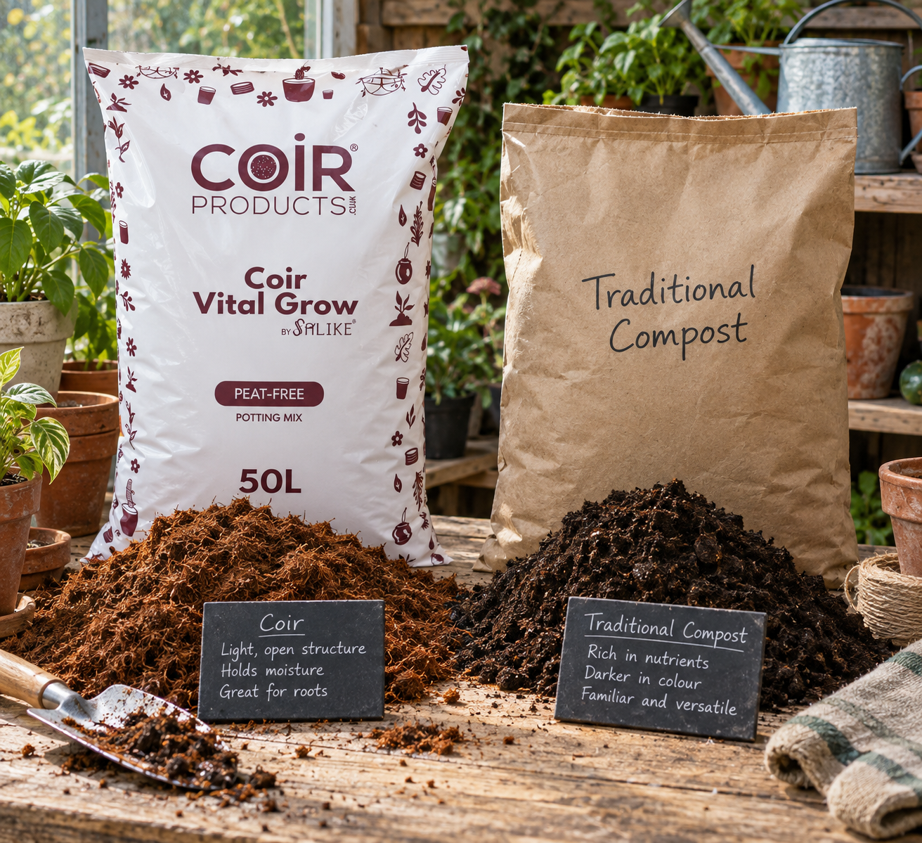 Coir vs Traditional Compost: What’s the Difference for Gardeners?
