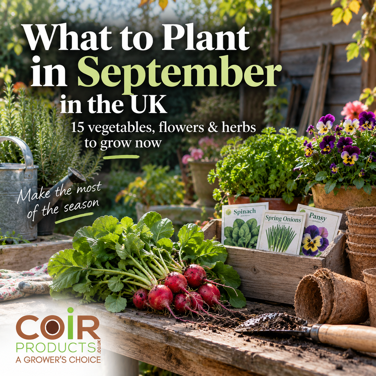 What to plant in September in the UK: 15 vegetables, flowers and herbs to grow now